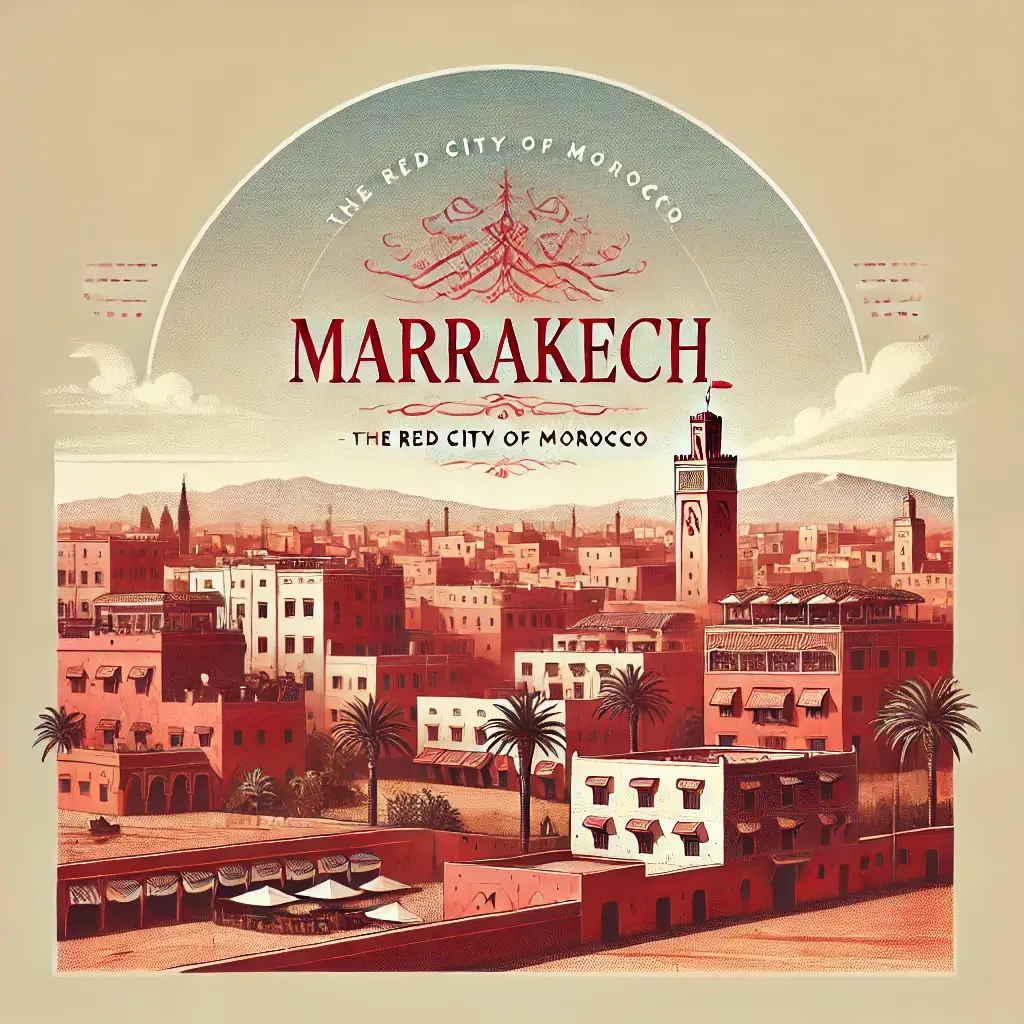 Marrakech the red city in Morocco