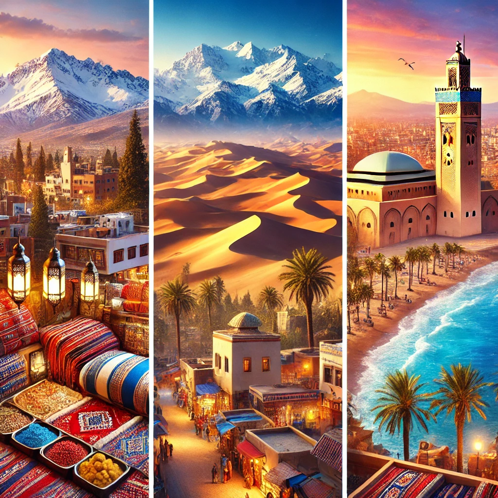 The diverse landscapes of Morocco